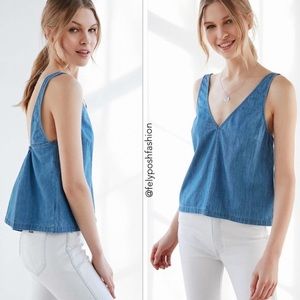 Urban Outfitters Jean Tank Top